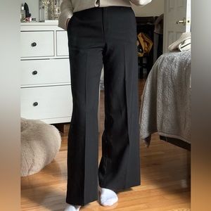 ASOS Wide leg, high rise pants black